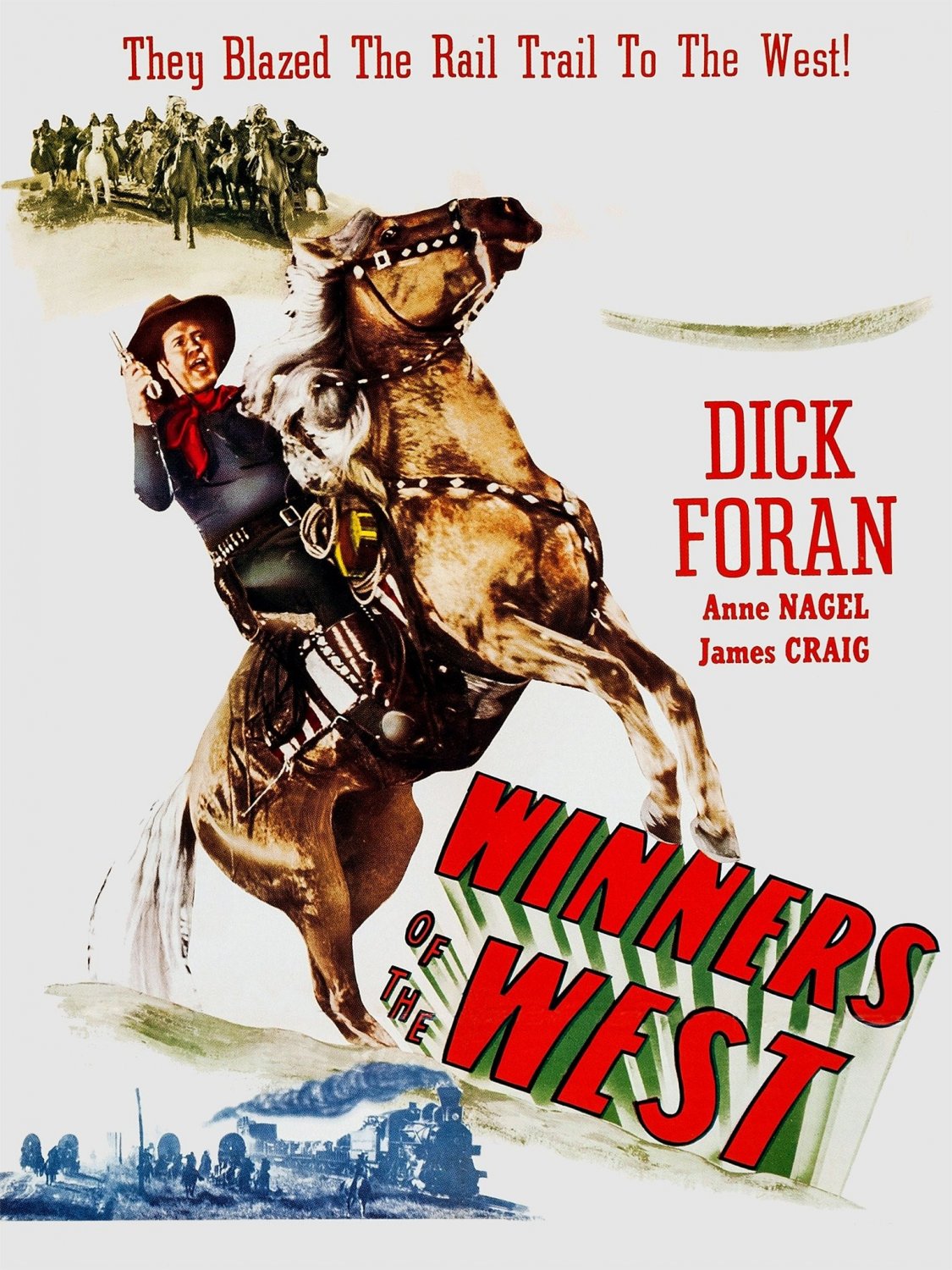 Winners Of The West (1940) - Dick Foran Serial  Colorized Version  2 DVD Set