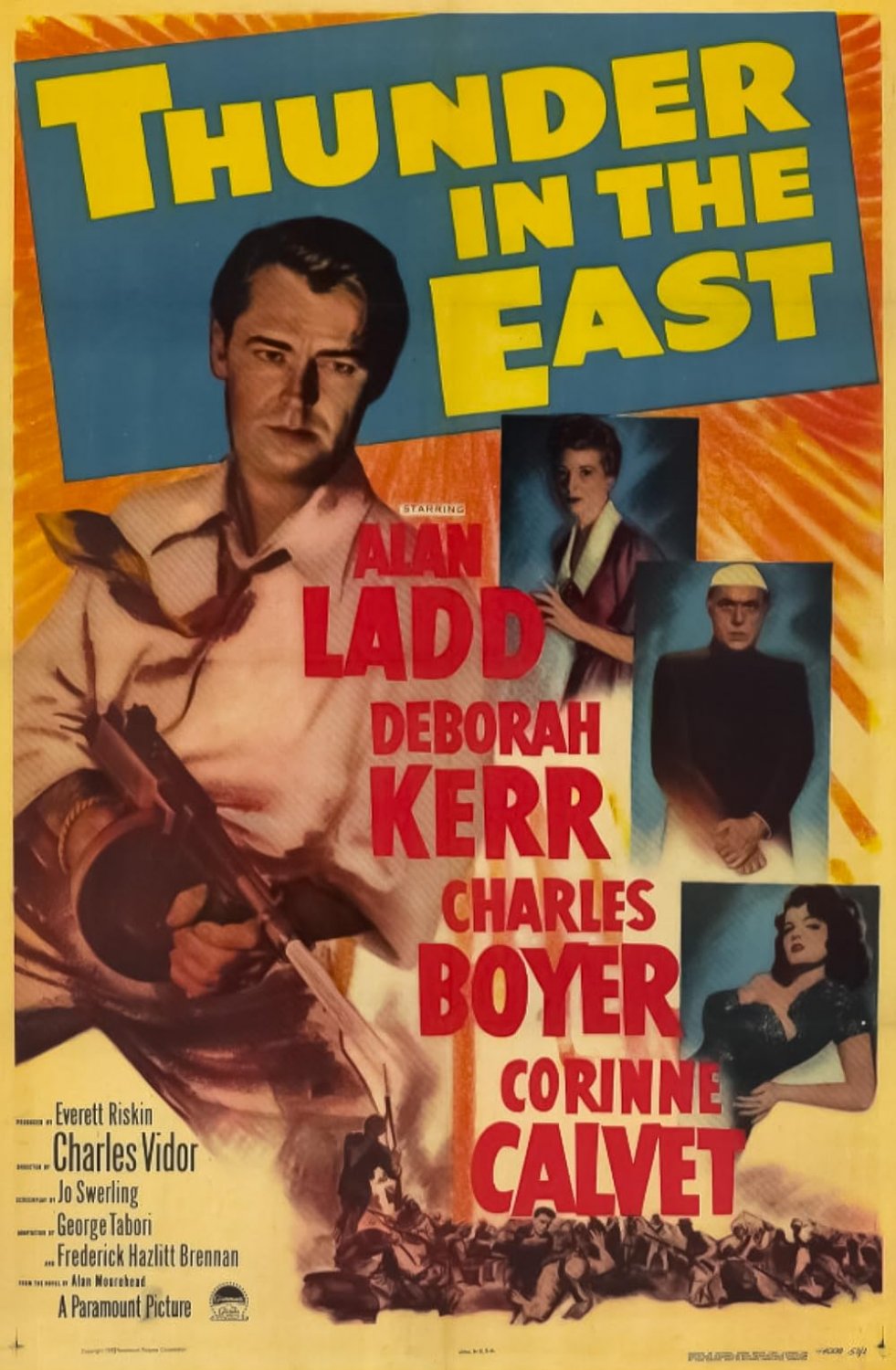 Thunder In The East (1952) - Alan Ladd  Colorized Version  DVD