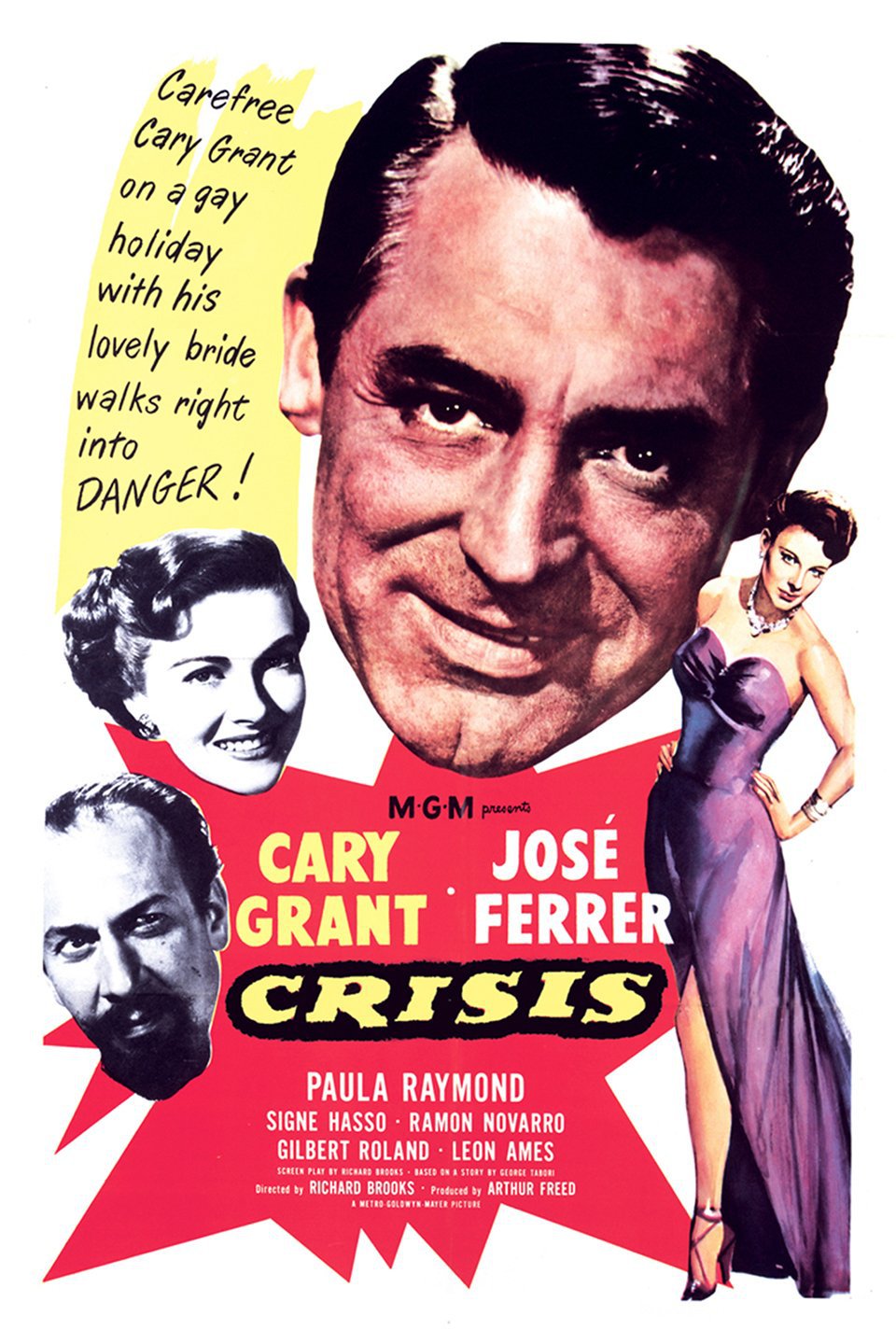 Crisis (1950) - Cary Grant  Colorized Version  DVD