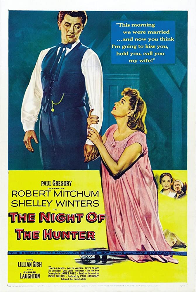 The Night Of The Hunter (1955) - Robert Mitchum Colorized Version  DVD