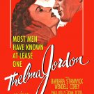 The File on Thelma Jordon (1949) - Barbara Stanwyck  Colorized Version DVD