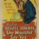 She Wouldn´t Say Yes (1945) - Rosalind Russell  Colorized Version  DVD