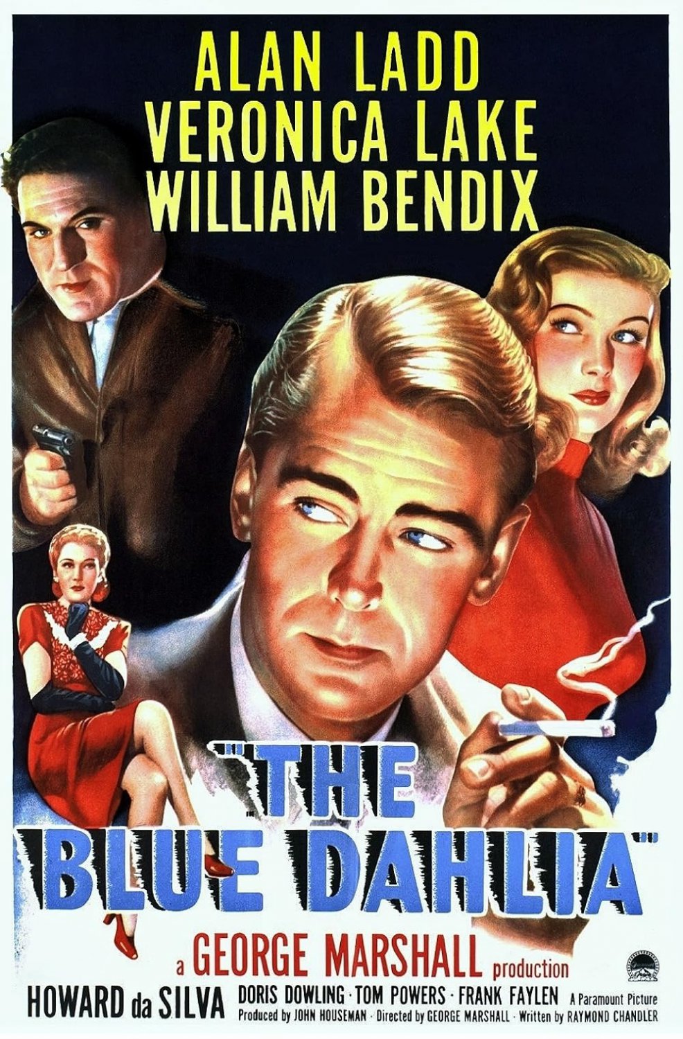 The Blue Dahlia (1946) - Alan Ladd  Colorized Version  DVD