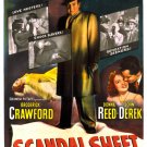 Scandal Sheet (1952) - John Derek  Colorized Version  DVD