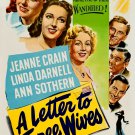 A Letter To Three Wives (1949) - Jeanne Crain  Colorized Version  DVD