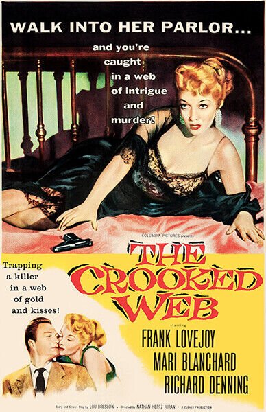 The Crooked Web (1955) - Frank Lovejoy  Colorized Version  DVD