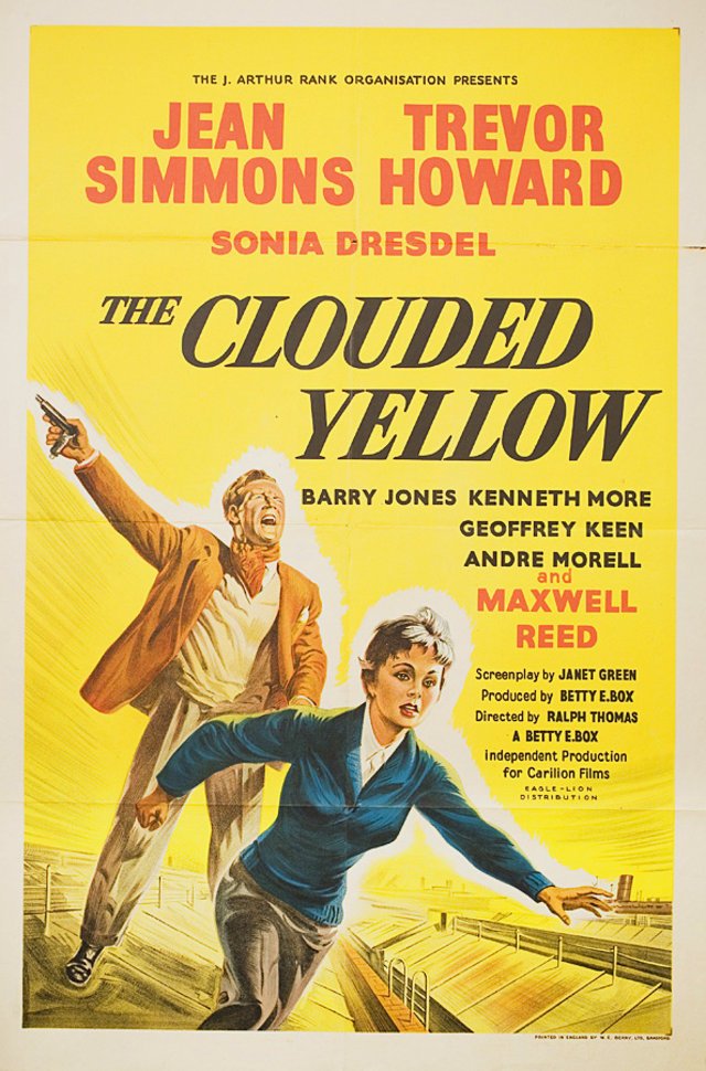 The Clouded Yellow (1951) - Jean Simmons  Colorized Version  DVD