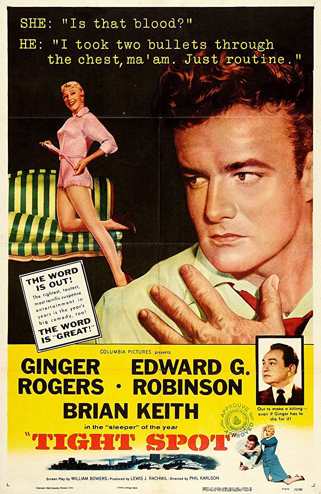 Tight Spot (1955) - Edward G. Robinson  Colorized Version DVD