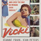 Vicki (1953) - Jeanne Crain  Colorized Version  DVD