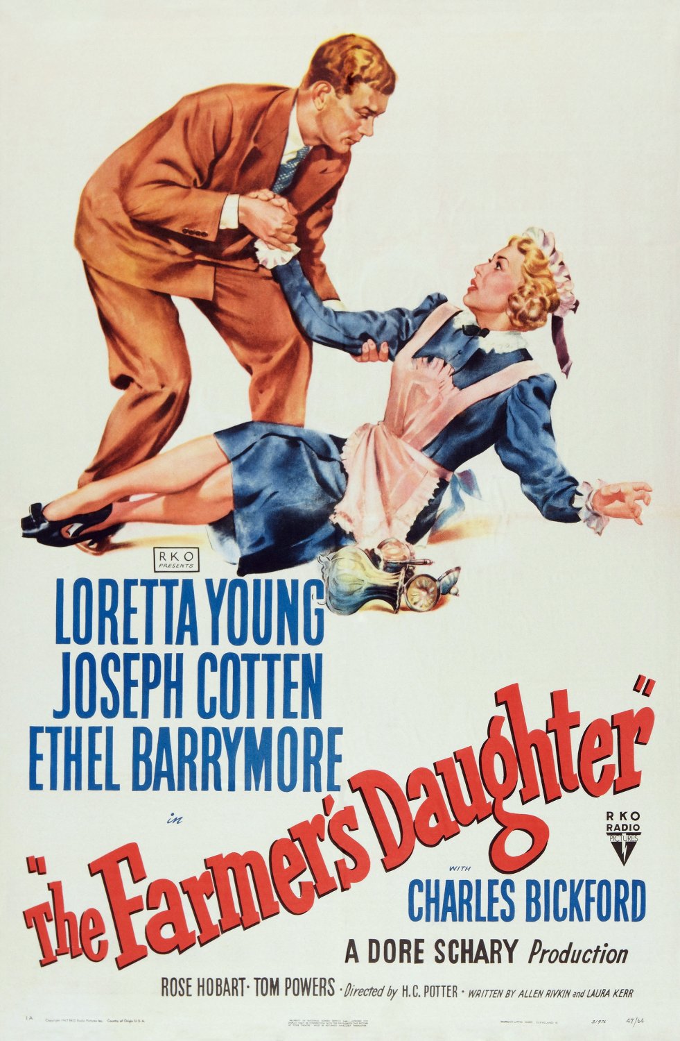 The Farmer's Daughter (1947) - Loretta Young  Colorized Version  DVD