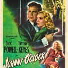Johnny O'Clock (1947) - Dick Powell  Colorized Version  DVD