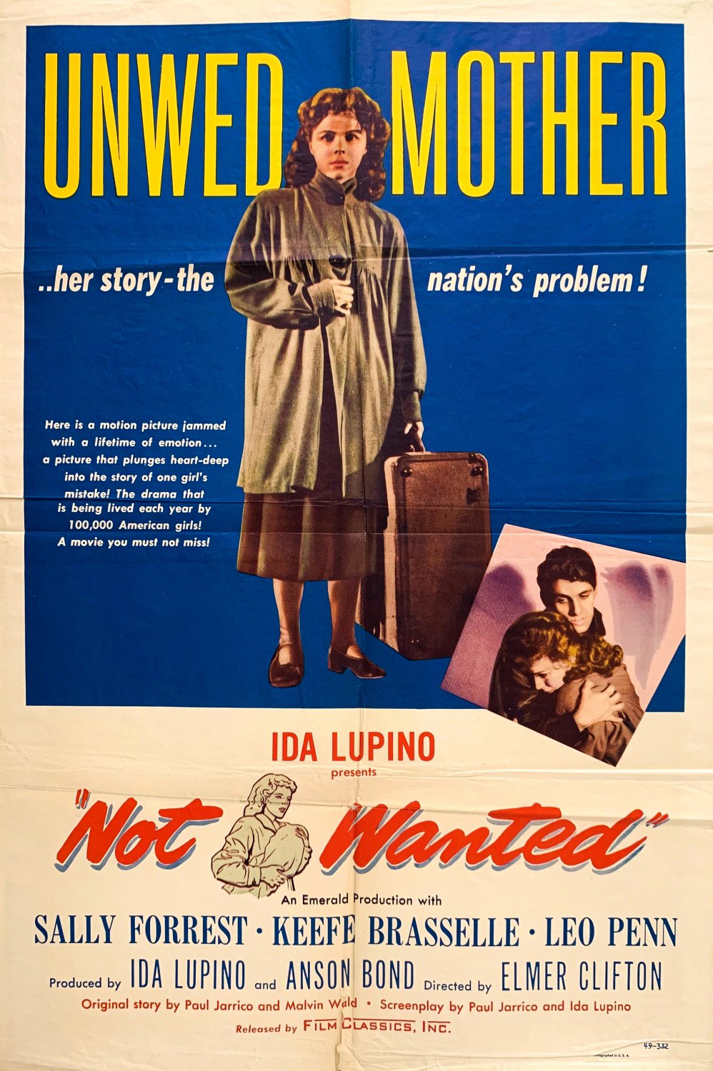 Not Wanted (1949) - Sally Forrest  Colorized Version  DVD