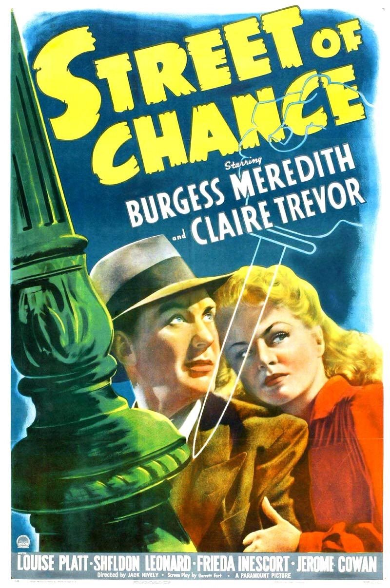 Street Of Chance (1942) - Burgess Meredith  Colorized Version  DVD