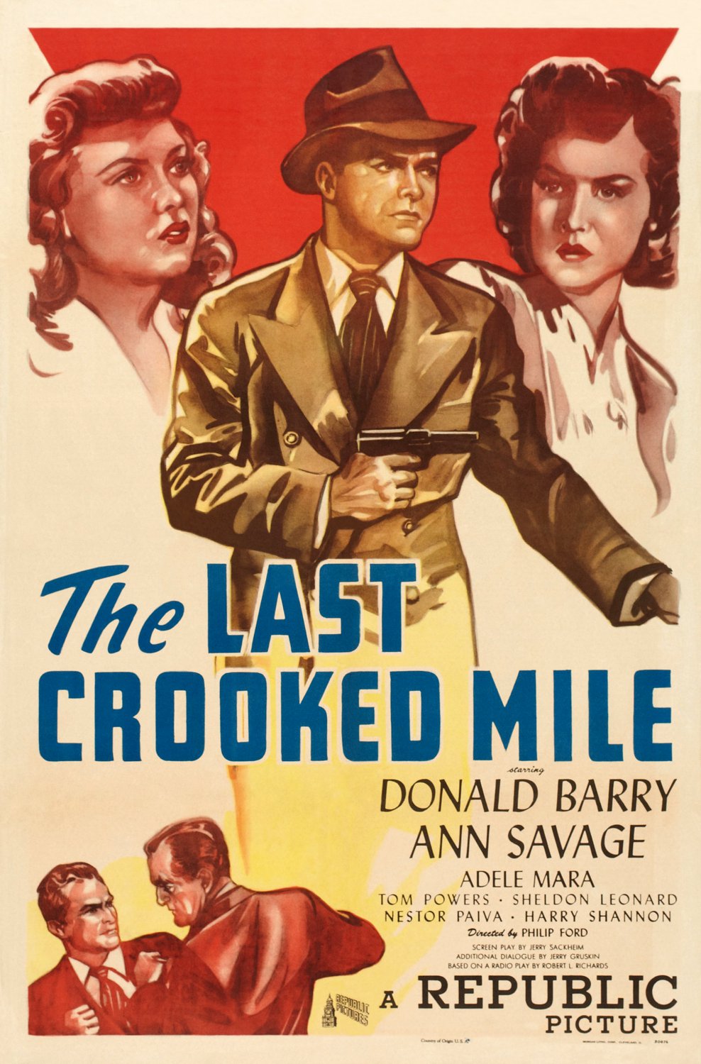 The Last Crooked Mile (1946) - Ann Savage  Colorized Version  DVD