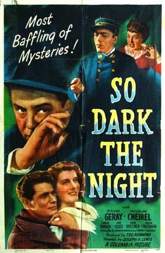 So Dark The Night (1946) - Steven Geray  Colorized Version  DVD