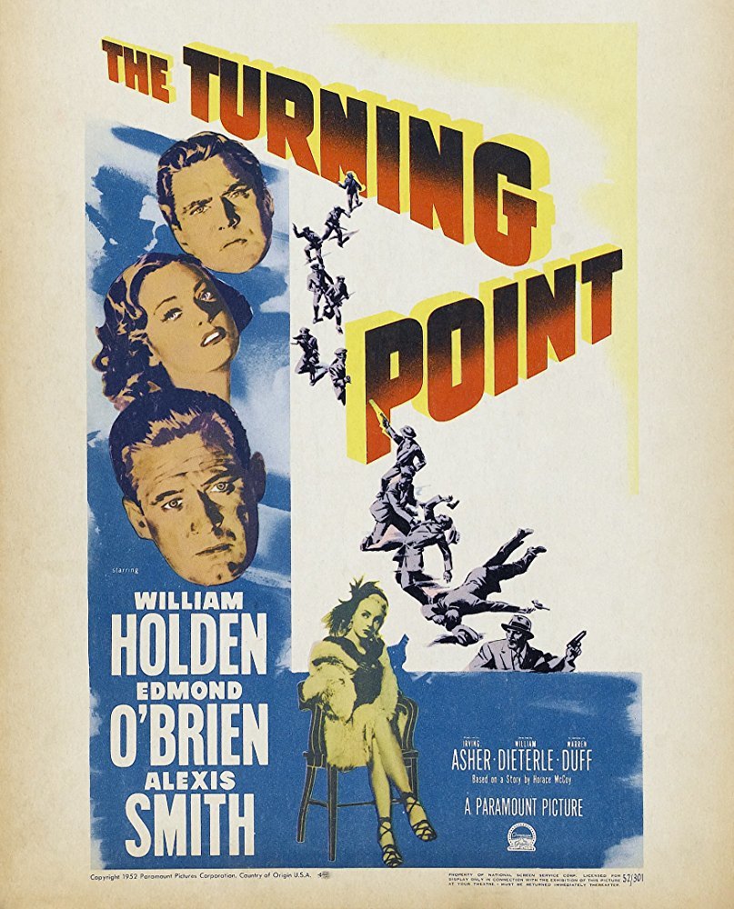 The Turning Point (1952) - William Holden  Colorized Version  DVD