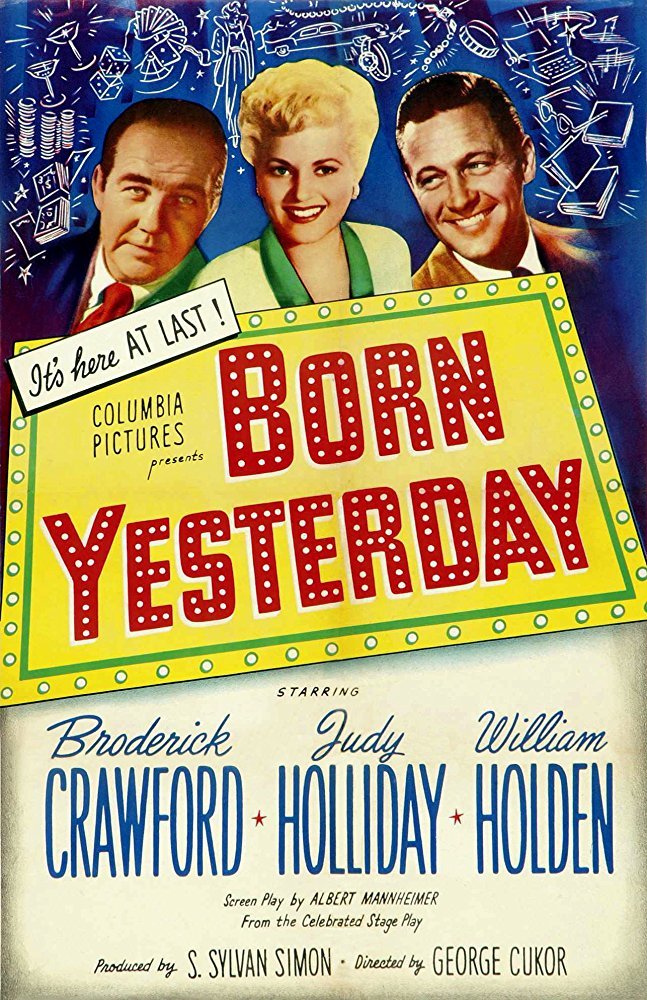 Born Yesterday (1950) - William Holden  Colorized Version DVD