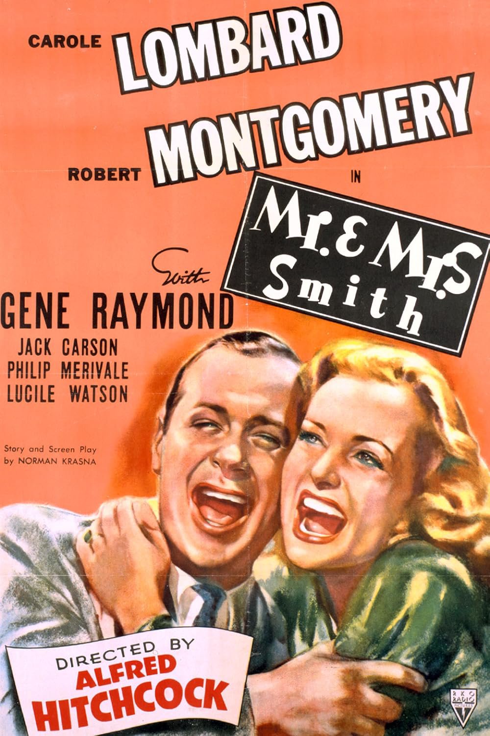 Mr. & Mrs. Smith (1941) - Alfred Hitchcock  Colorized Version  DVD