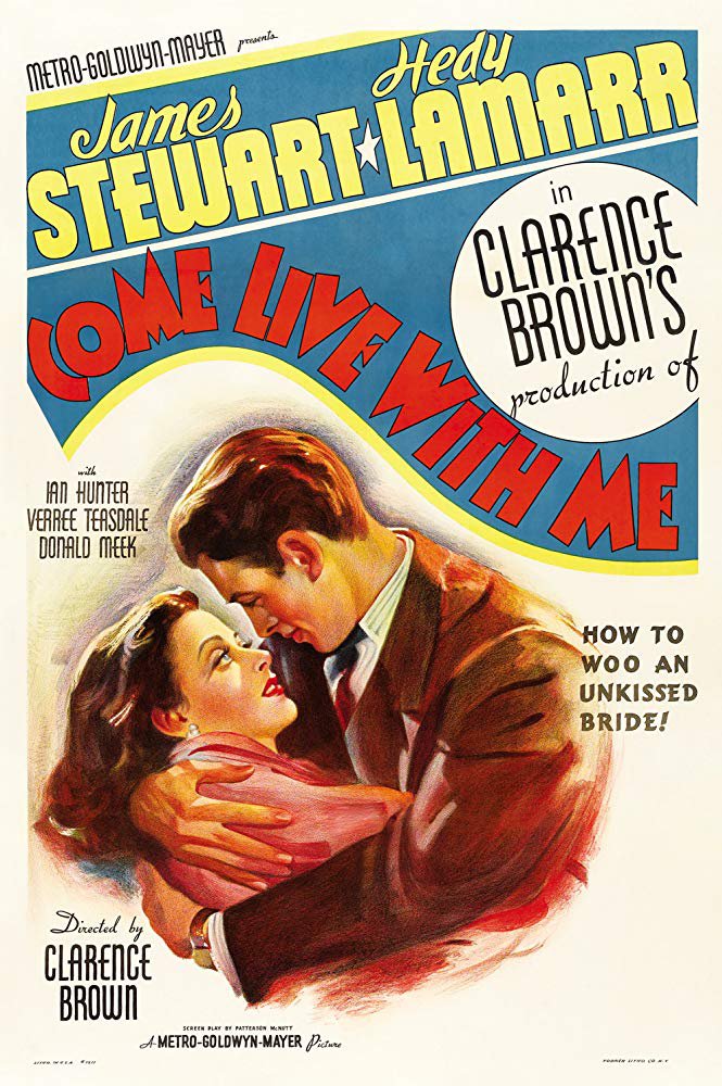 Come Live With Me (1941) - James Stewart  Colorized Version DVD