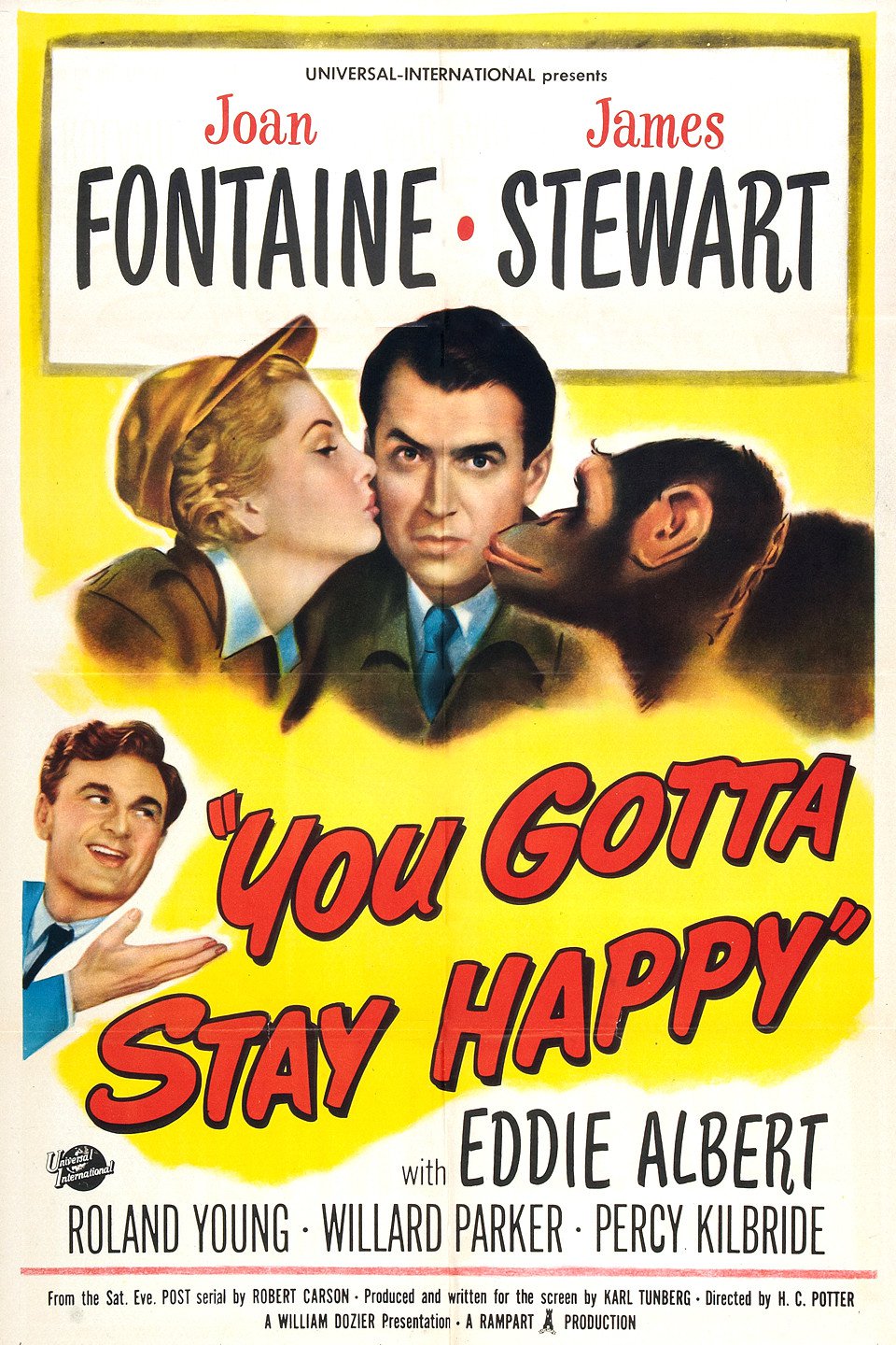 You Gotta Stay Happy (1948) - James Stewart  Colorized Version  DVD