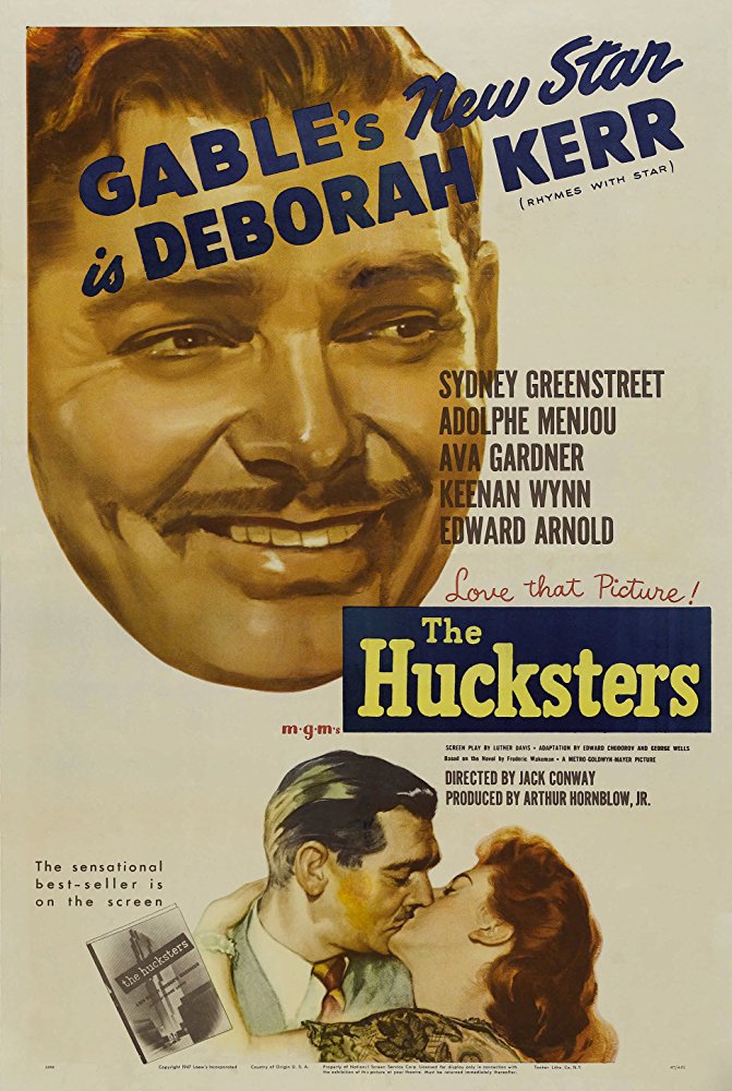 The Hucksters (1947) - Clark Gable  Colorized Version DVD