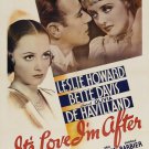 It´s Love I´m After (1937) - Bette Davis  Colorized Version DVD