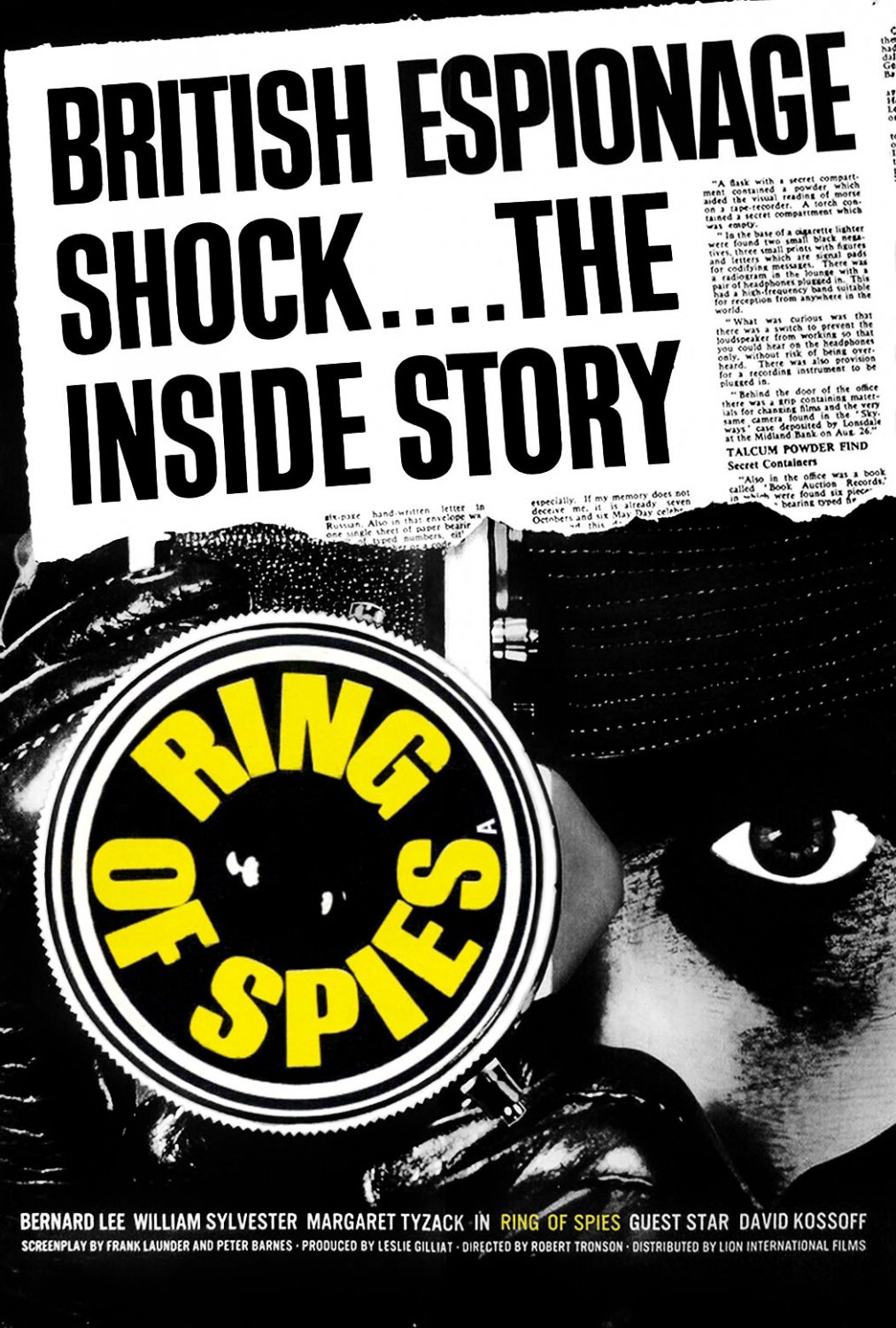 Ring of Spies (1964) - Bernard Lee  DVD