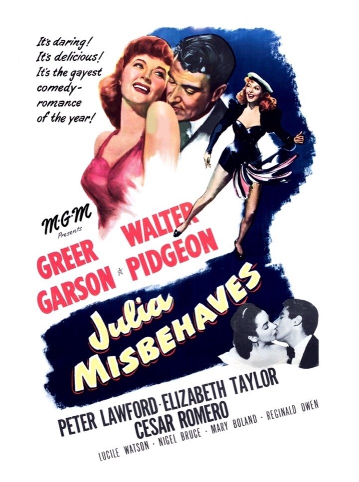 Julia Misbehaves (1948) - Walter Pidgeon  Colorized Version DVD