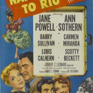 Nancy Goes To Rio (1950) - Jane Powell  DVD