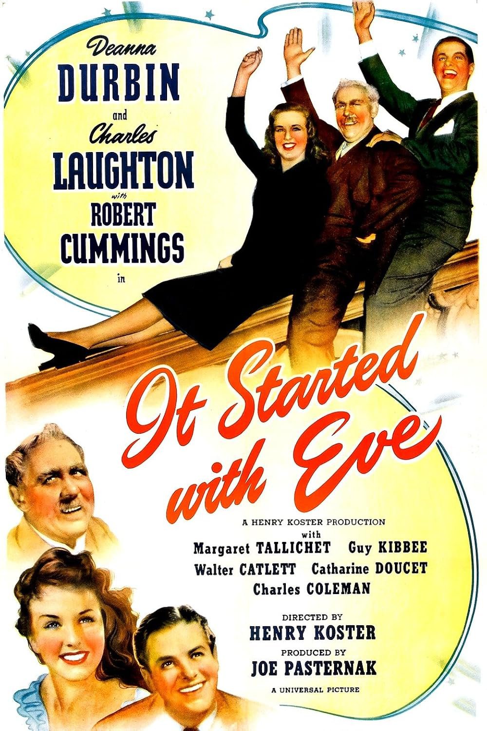 It Started With Eve (1941) - Deanna Durbin  Colorized Version  DVD