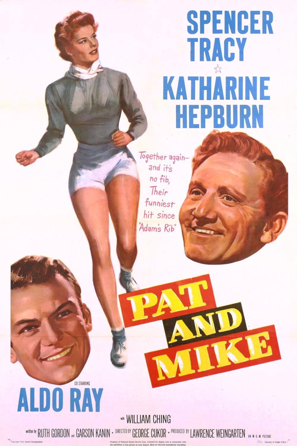 Pat And Mike (1952) - Spencer Tracy  DVD