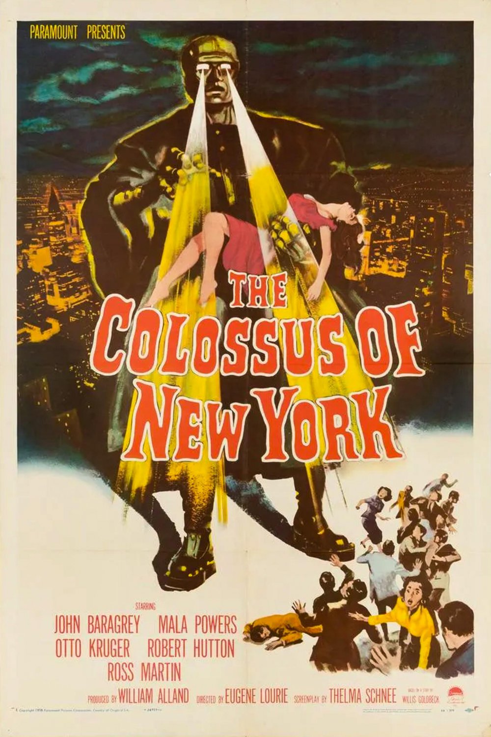 The Colossus Of New York (1958) - Mala Powers  Colorized Version  DVD