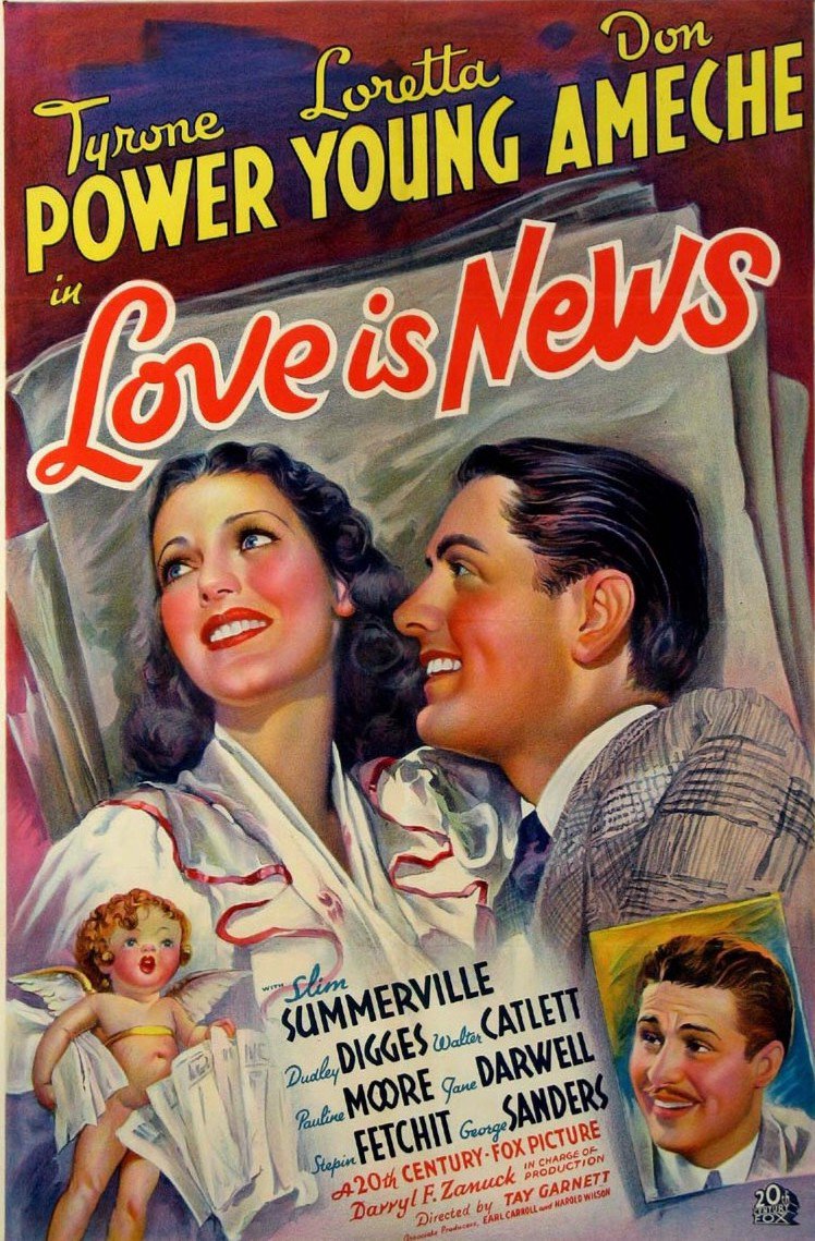 Love Is News (1937) - Tyrone Power DVD