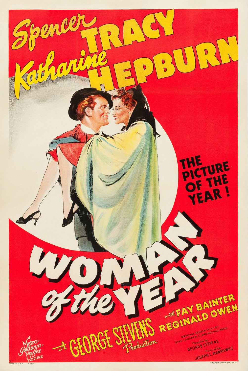 Woman Of The Year (1942) - Spencer Tracy  Colorized Version  DVD