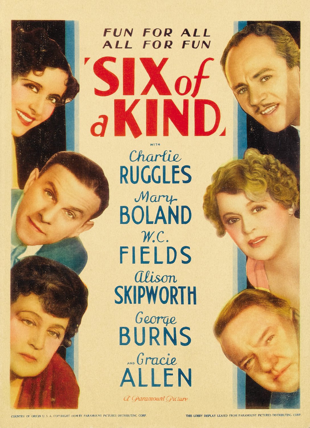 Six Of A Kind (1934) - W.C. Fields DVD