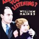 Are You Listening ? (1932) - William Haines  DVD