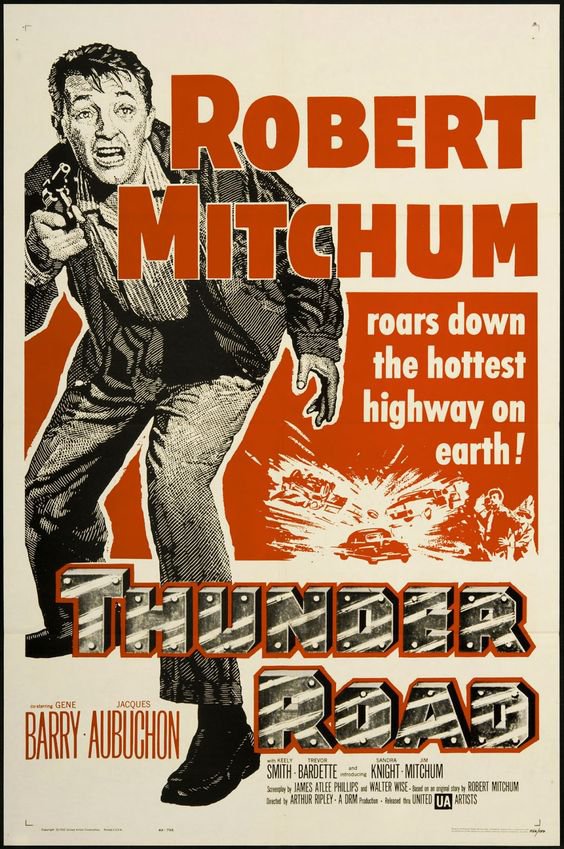 Thunder Road (1958) - Robert Mitchum  Colorized Version  DVD