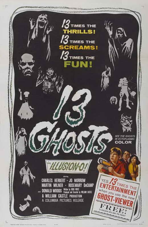13 Ghosts (1960) - William Castle  Colorized Version  DVD