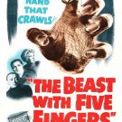 The Beast With Five Fingers (1946) - Peter Lorre  Colorized Version  DVD