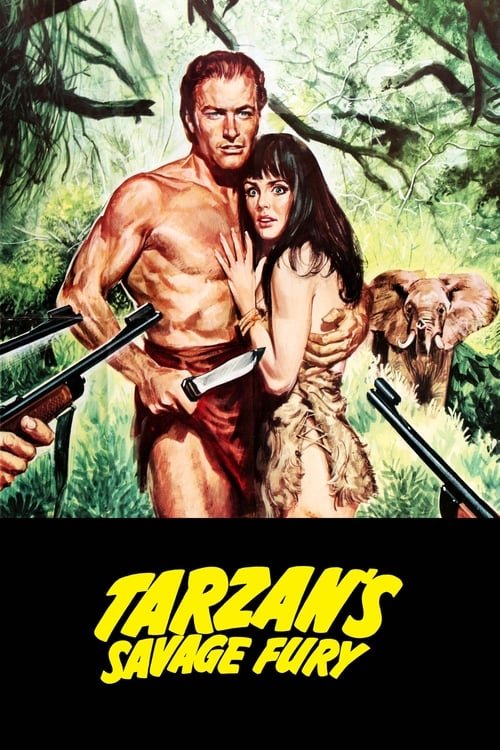 Tarzan's Savage Fury (1952) - Lex Barker  Colorized Version  DVD
