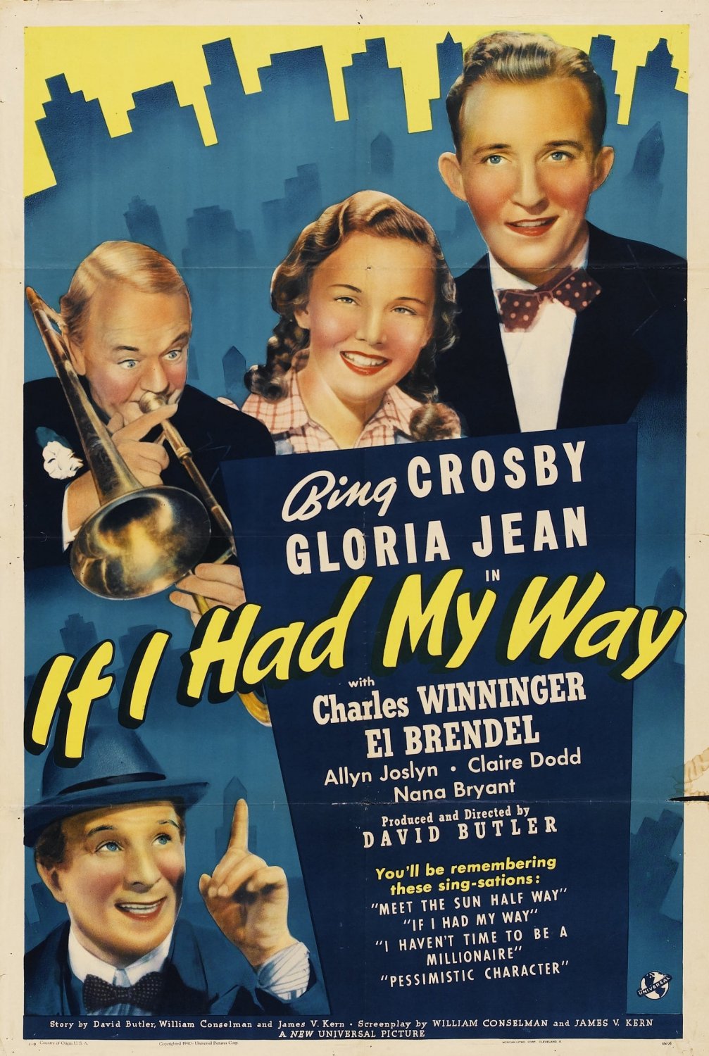 If I Had My Way (1940) - Bing Crosby  Colorized Version  DVD