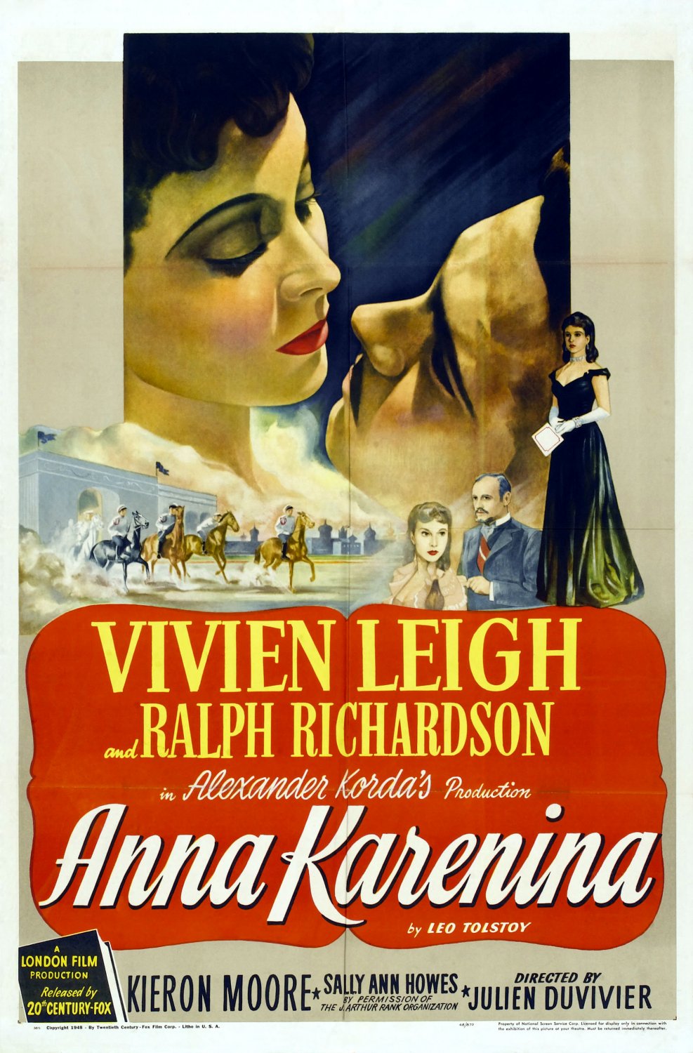 Anna Karenina (1948) - Vivien Leigh  Colorized Version  DVD