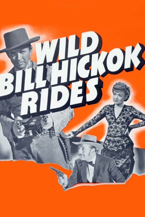 Wild Bill Hickok Rides (1942) - Constance Bennett  Colorized Version  DVD