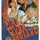 Fire Over England (1937) - Laurence Olivier  Colorized Version  DVD