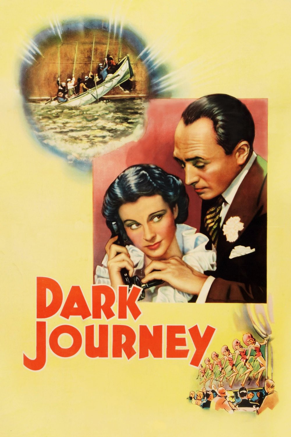 Dark Journey (1937) - Vivien Leigh  Colorized Version  DVD