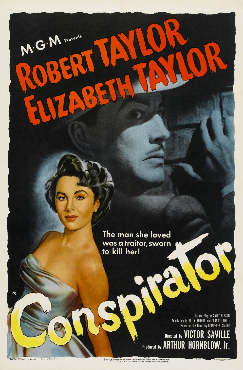 Conspirator (1949) - Robert Taylor  Colorized Version  DVD