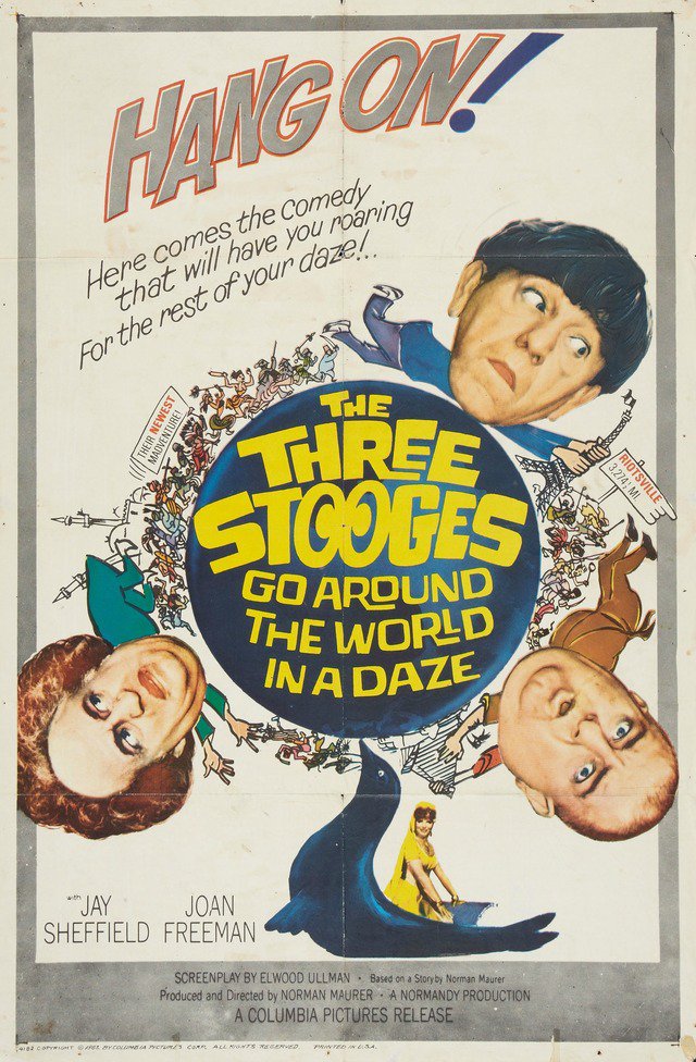 The Three Stooges Go Around The World In A Daze (1963)  Colorized Version  DVD