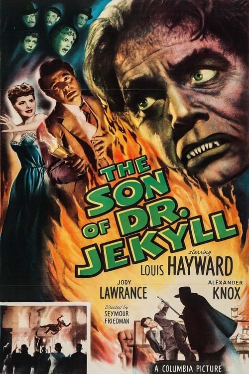 The Son Of Dr. Jekyll (1951) - Louis Hayward  Colorized Version  DVD
