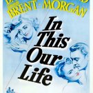 In This Our Life (1942) - Bette Davis  Colorized Version  DVD