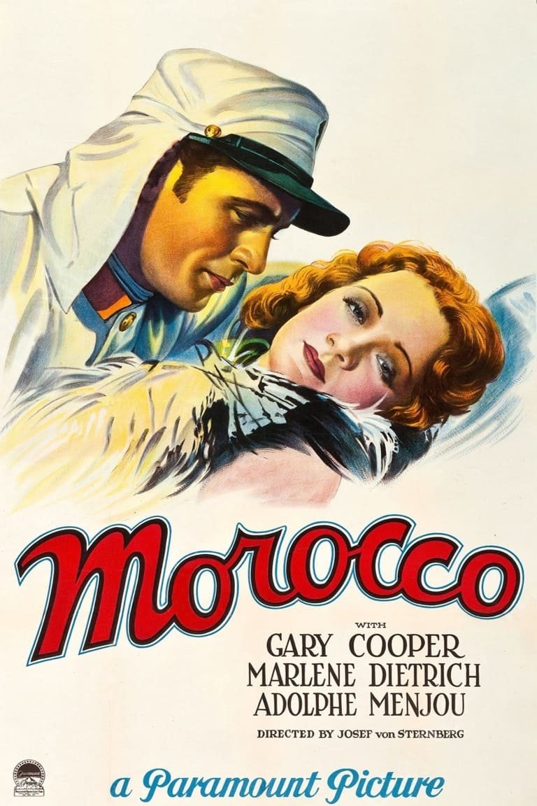 Morocco (1930) - Gary Cooper  Colorized Version DVD